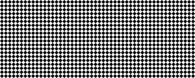 Moda, Paketleme, Duvar Kağıdı ve Marka İçin Kusursuz Siyah Beyaz Harlequin Elmas Desenli Arka plan. Klasik Geometrik Kontrol Arkaplan Dokusu. Vektör İllüstrasyonu 