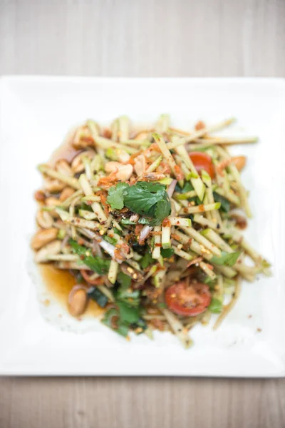 Ensalada de manzana verde con estilo tailandés — Foto de Stock