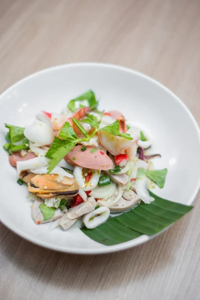 Thaise zeevruchten salade — Stockfoto