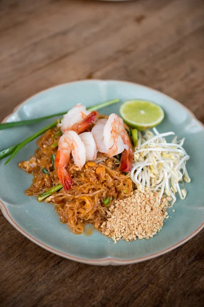 Pad Thai prawns — Stock Photo, Image