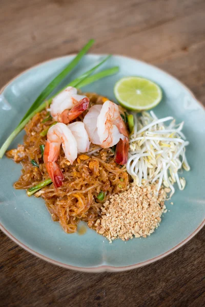 Pad Thai prawns — Stock Photo, Image