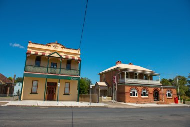 Old buildings in Australia clipart