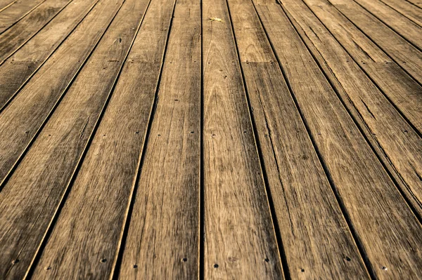 Retro Wood footpath — Stock Photo, Image