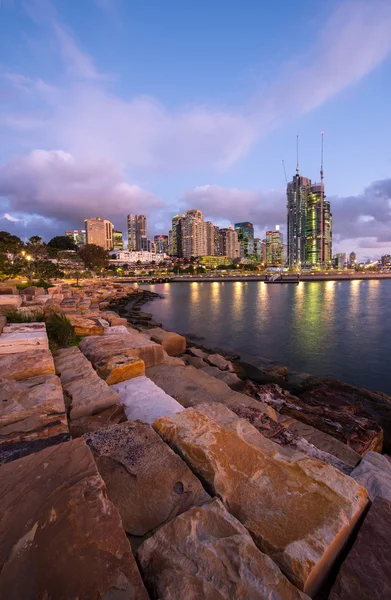 Hermosas luces de ciudad — Foto de Stock