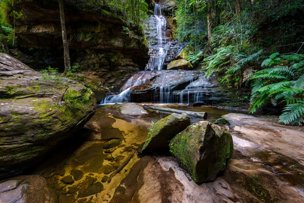 Cachoeiras no parque nacional Blue Mountains — Fotografia de Stock