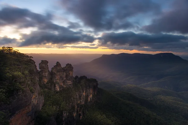 Nascer do sol a partir de Blue Mountains — Fotografia de Stock