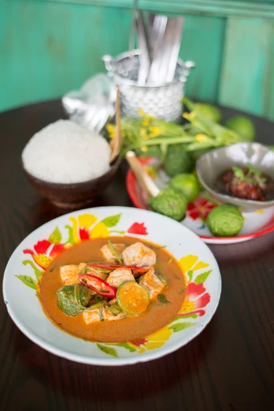 Curry rosso tailandese — Foto Stock