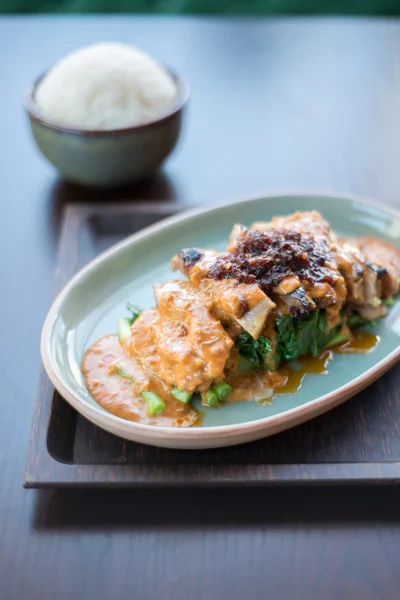 Stir fried peanut sauce — Stock Photo, Image