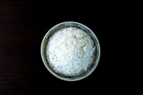 Паровой жасминовый рис — стоковое фото