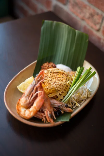 Pad Thai räkor — Stockfoto