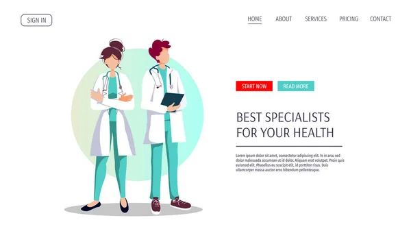 Iconos Medicina Los Servicios Salud Consulta Médica Concepto Línea — Vector de stock