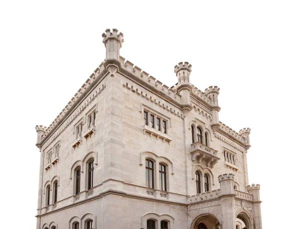 Miramare Castle of House of Habsburg near Trieste, Italy, Europe — Stock Photo, Image