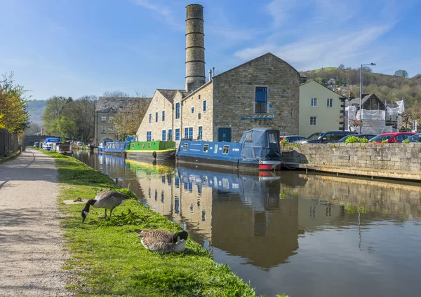 Ponte di Hebden, West Yorkshire — Foto Stock