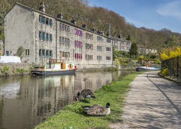 Ponte di Hebden, West Yorkshire — Foto Stock