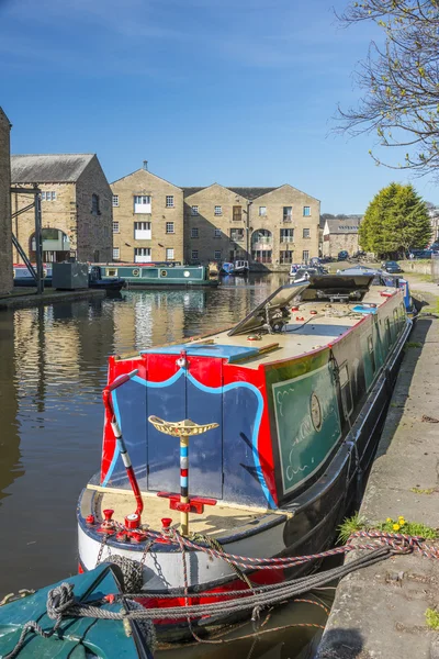 Sowerby Bridge Marina, Calderdale — Stockfoto