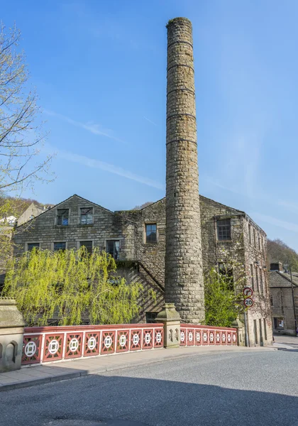 Ponte Hebden, West Yorkshire Imagem De Stock