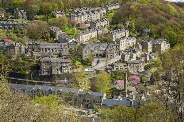 Ponte Hebden, West Yorkshire Imagem De Stock