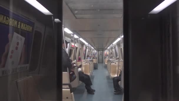 Inne Marta Train Metropolitan Atlanta Rapid Transit Authority Den Största — Stockvideo