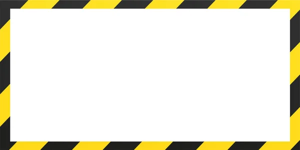 Gelber Schwarzer Hintergrundstreifen Für Text Risikozeichen Abstrakte Muster Vektor Illustration — Stockvektor