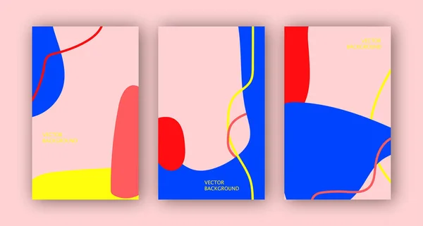 Parlak soyut afişler. Hikayeler ve sosyal medya için duvar kağıdı. Metin için boş alanı olan modern poster şablonu. Minimalist kapak tasarımı.