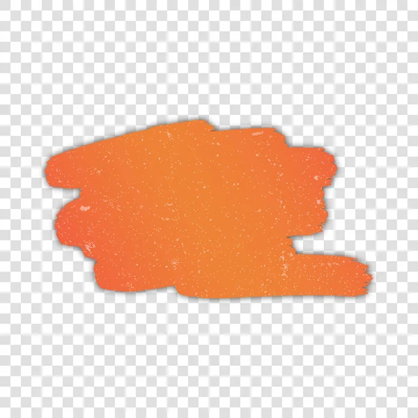 Logo veya alıntı için turuncu grunge arka plan şablonu. Dokulu fırça darbesi, grafik dekoratif element.