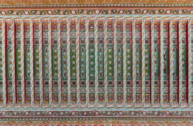 Bahia Palace Marakesh Tavan ahşap boyama