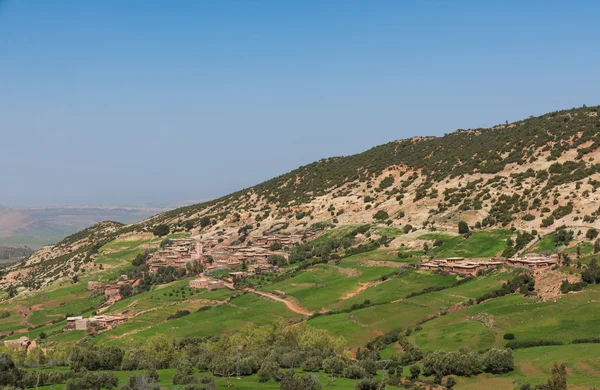 La casa sulla montagna in Marocco — Foto Stock