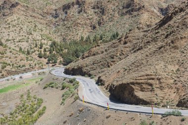 Marrakesh vadiden Quarzazate için yolda