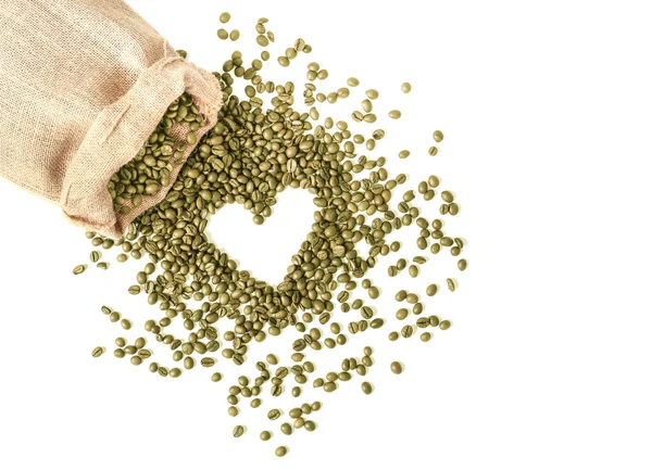 Kahve poşetinde kahve çekirdekleri