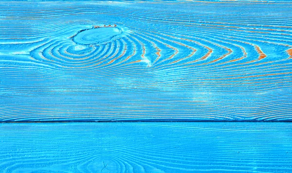 Närbild bild av ojämn trävägg bakgrund målade blå — Stockfoto
