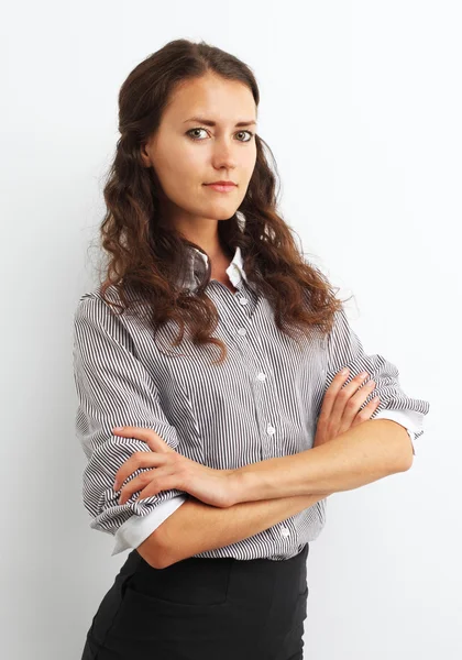 Imagen de mujer de negocios con brazos cruzados —  Fotos de Stock