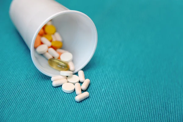 Image of various pills and tablets — Stock Photo, Image