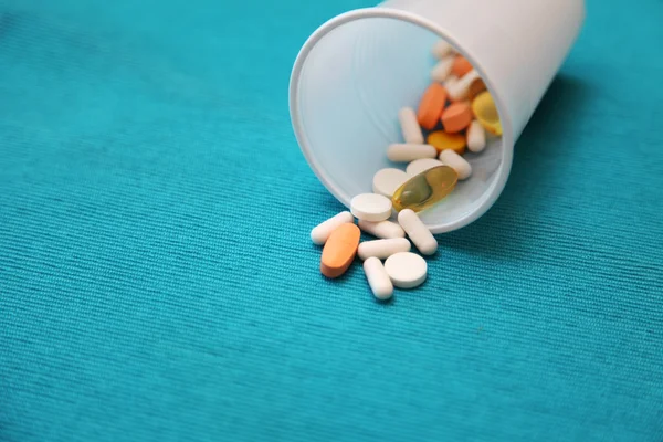 Image of various pills and tablets — Stock Photo, Image