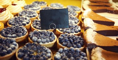 Bisküvi ve pasta dükkanı satışında sweets