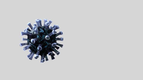 Illustration Coronavirus 2019 Ncov Konceptet Som Ansvarigt För Utbrott Asiatisk — Stockvideo