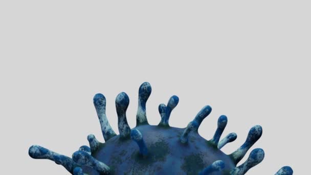 Ilustração Coronavirus 2019 Ncov Concept Resposible Asian Flu Outbreak Coronaviruses — Vídeo de Stock