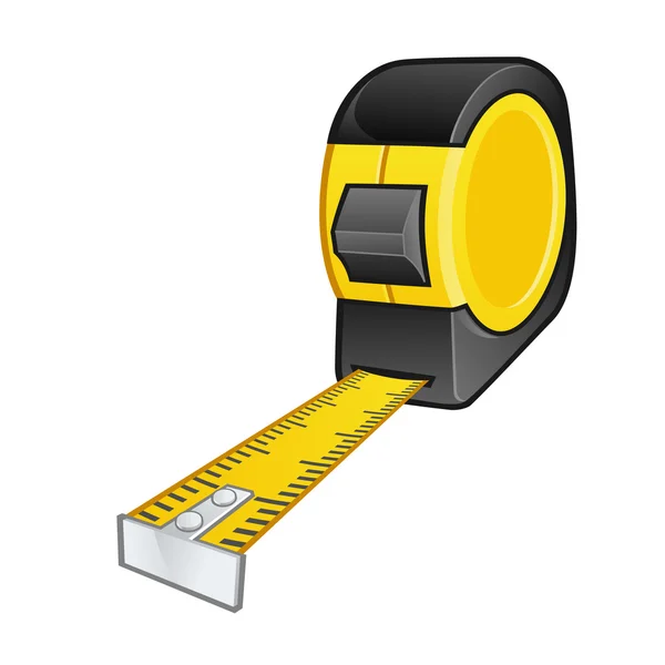 Vector van een meetlint — Stockvector