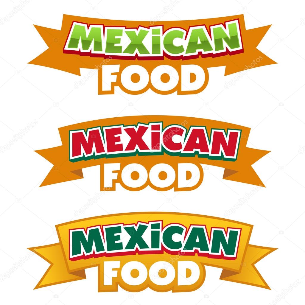 Different logos for use in a Mexican restaurant