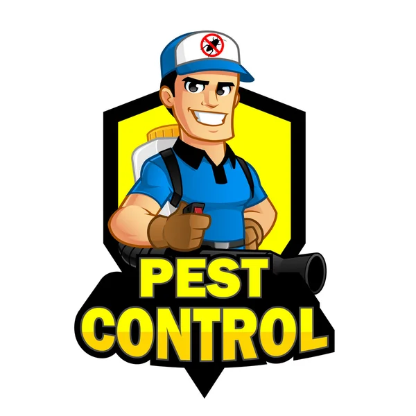 Pest exterminator man — Stock Vector