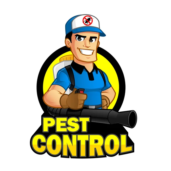 Pest exterminator man — Stock Vector