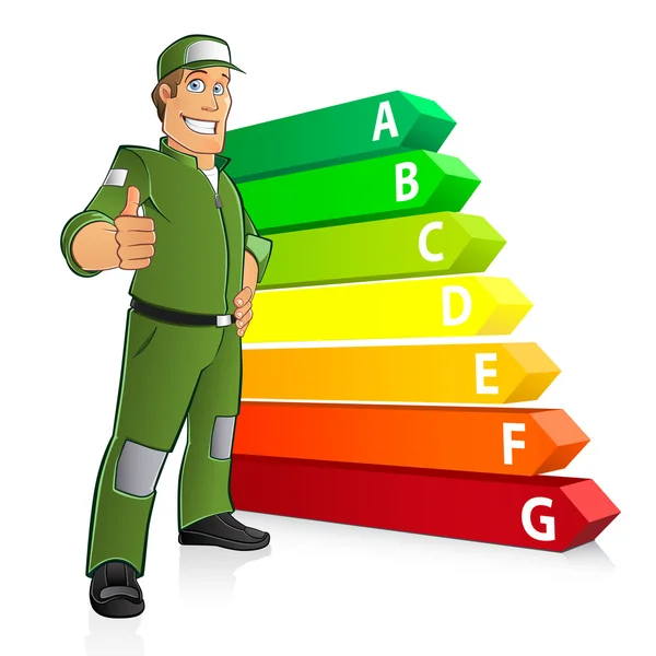 Eficiência energética — Vetor de Stock