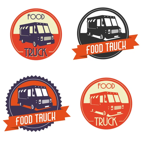 Logo Food Truck — Stockvektor