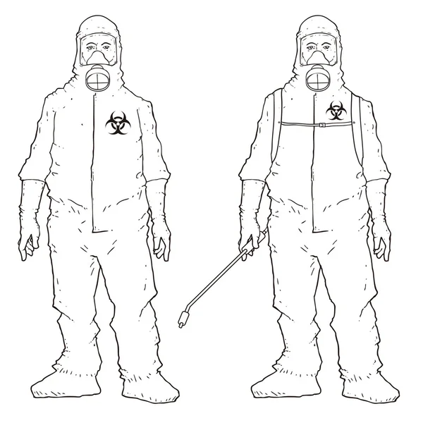 Costume de protection — Image vectorielle