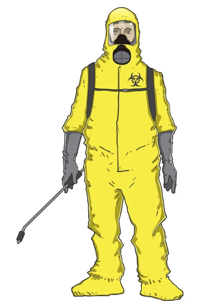 Costume de protection — Image vectorielle