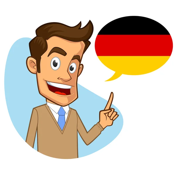German teacher — Stockový vektor