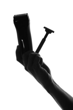 iki türü vardır onun elini adam traş makinesi