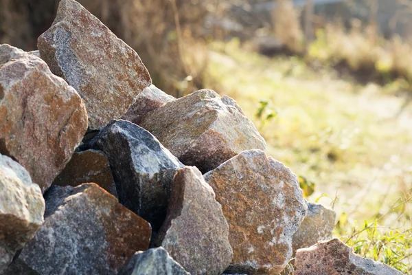 Texture background pile of stones — Stock Photo, Image