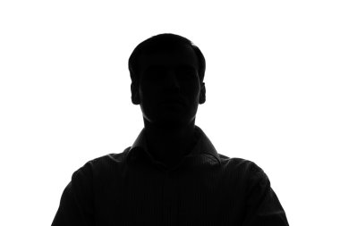 Portre bir genç adam ön görünüm