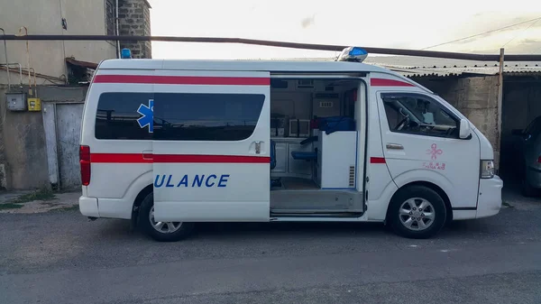 Erevan Arménie 1Er Août 2021 Ambulance Est Arrivée Appel Tenait — Photo