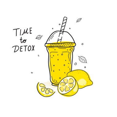 Smoothie ya da detoks kokteyl günü posteri. Kokteyl ya da detoks için mason bardakta ya da kavanozda el yapımı malzemeler. Sağlıklı yiyecekler. Vektör illüstrasyonu Poster ve afiş için harika.
